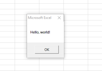 Screenshot Excel - Ausgabefeld des Makros